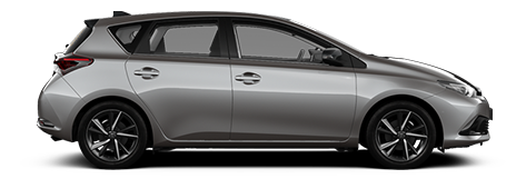 Stříbrná Toyota Auris
