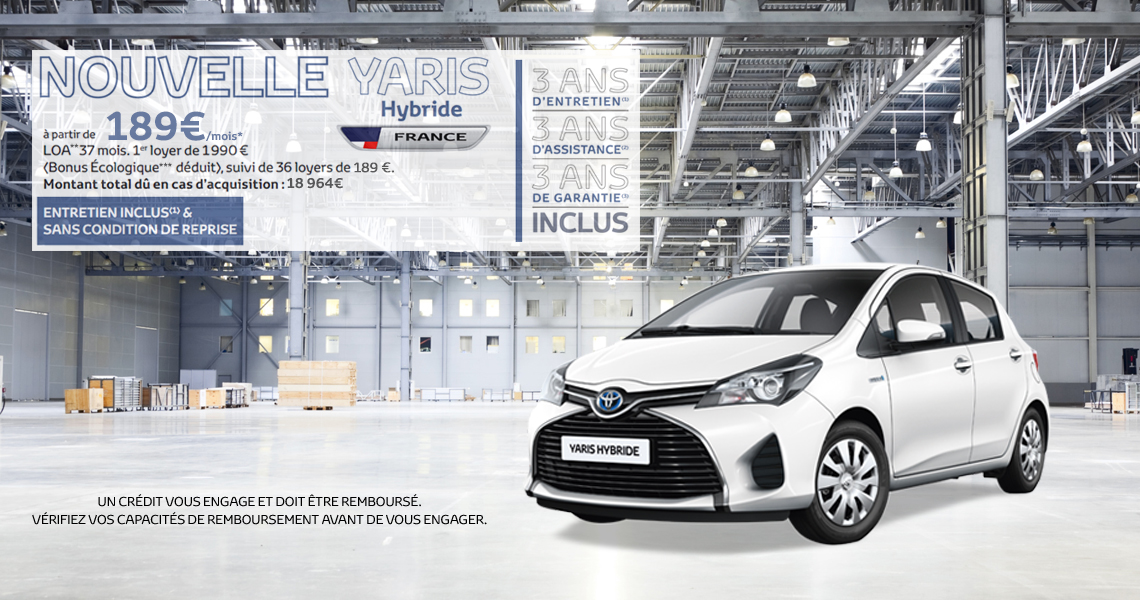 offre reprise toyota yaris hybride #7