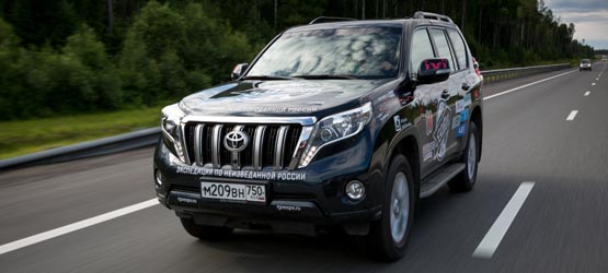14/07/2015 Покоритель российского бездорожья Toyota Land Cruiser Prado принял новый вызов