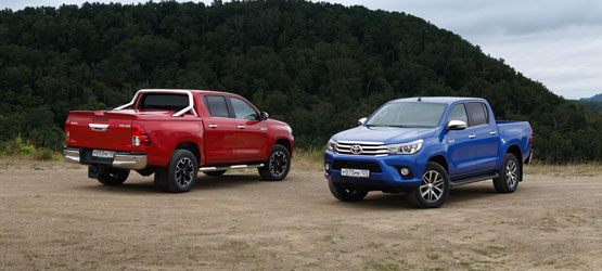 01/09/2015 Легендарный рамный пикап Toyota Hilux нового поколения – уже в дилерских центрах Тойота в России