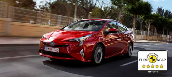 20/04/2016 Новый Toyota Prius получил высший рейтинг безопасности Euro NCAP