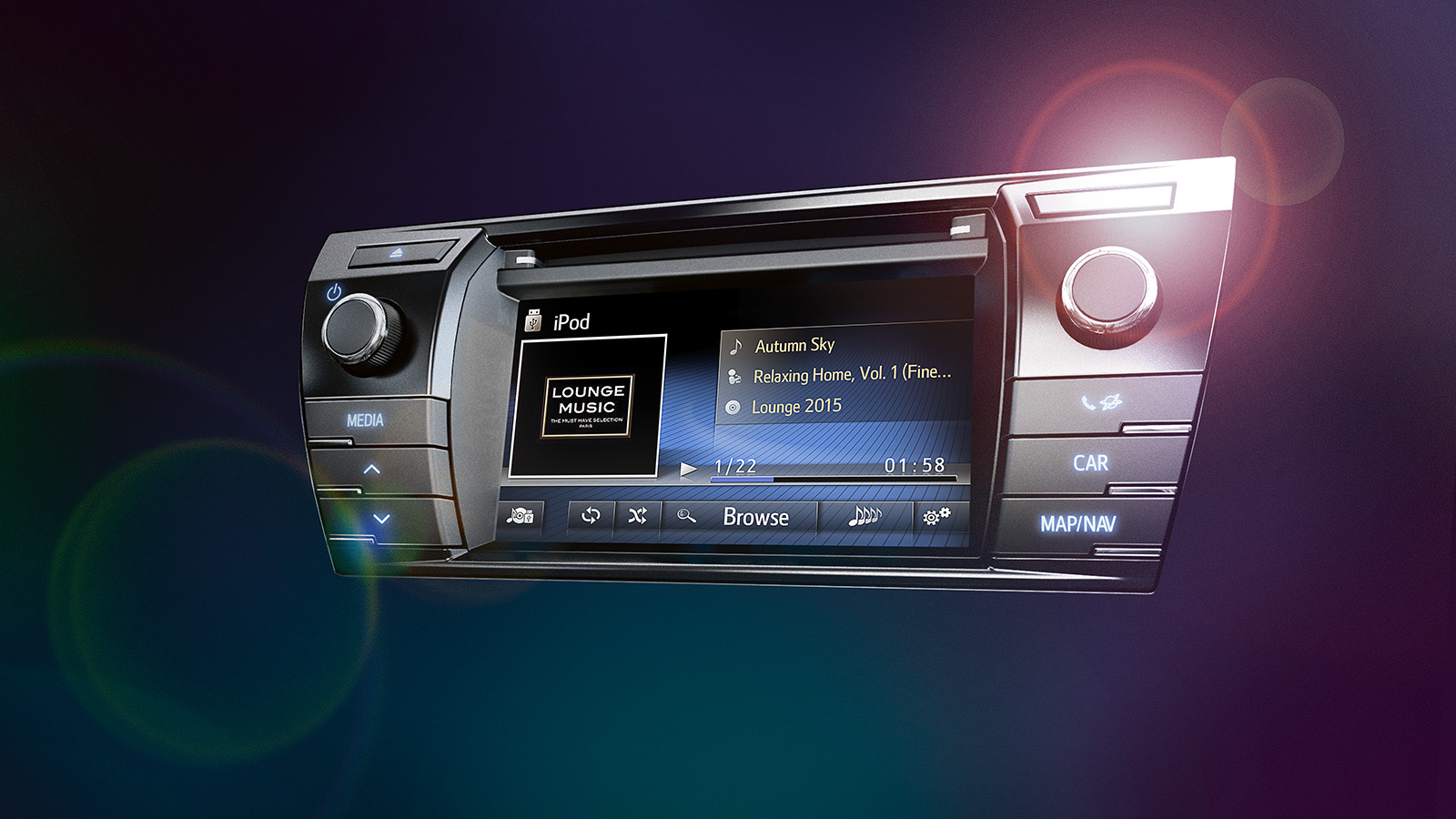 The new Toyota Touch® 2 multimedia system