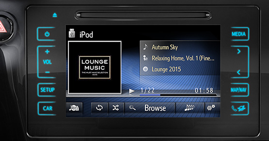 The new Toyota Touch® 2 multimedia system